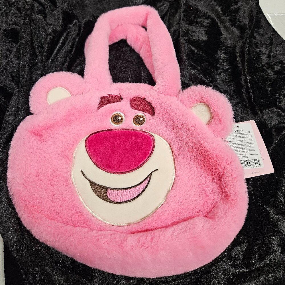 Disney Lotso (Toy Story) Furry Purse - NWT